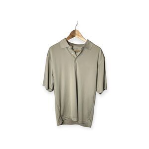 Links Edition Golf Polo,‎ New With Tags, Men’s Size Medium, Plaza Taupe, Tan